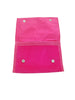 Luxury fuschia textile glitter clutch bag