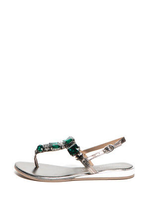 Emerald chic sandals