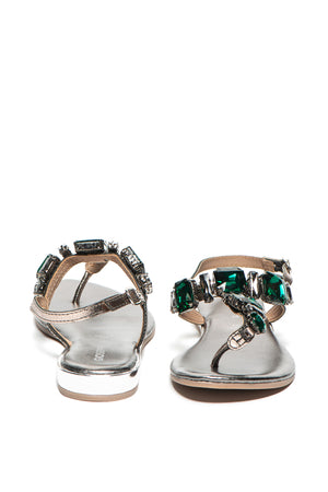 Emerald chic sandals