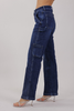 STRAIGHT JEANS WITH SIDE POCKETS