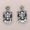 BLACK ULTRA FASHION STATEMENT EARRINGS