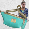 XL.TIFFANY WITH GOLD LEATHER BELT BAG