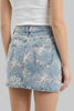 MINI 3D DENIM SKIRT