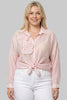 3D FLOWERS OVERSIZED CHIC SHIRT IN MANY COLOURS