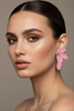 HALF FLOWER EARRINGS