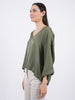 3/4 MINIMAL VISCOSE V TOP