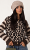 LEOPARD PRINT ART CARDIGAN