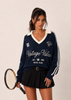 VINTAGE PULLOVER WITH TENNIS SPIRIT