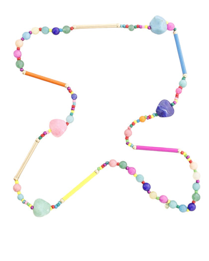 MULTICOLOR LONG NECKLACE