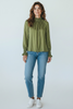 GREEN ART BLOUSE