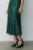 EMERALD SILK TOUCH LUXURY SKIRT