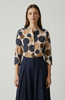 POLKA DOTS SHIRT WITH SILK