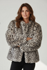 GREY ANIMAL PRINT ULTRA SOFT ECO FUR