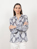 FASHION SNAKE PRINT SHIRT IN 2 COLORS