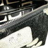 MINI. BLACK AND SILVER ART BELT BAG