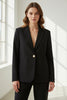 BLACK MINIMAL BLAZER