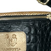 MINI. GOLD AND BLACK 3D LEATHER BELT BAG