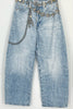 CHAIN BELT 3D ART JEANS