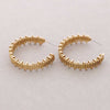 GOLD MIDI GEOMETRIC HOOPS