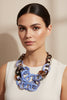 RAF BROWN DOUBLE STATEMENT NECKLACE