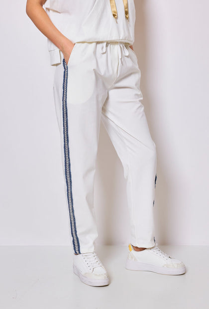 SPORTY BUT CHIC ELASTIC PANTS