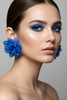 ROYAL BLUE STATEMENT EARRINGS