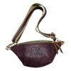 MINI. WINE LEATHER BELT BAG