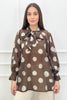 OVERSIZED CHIC POLKA DOTS BLOUSE IN MANY COLOURS