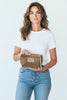 TAN SUEDE BEAUTY CASE