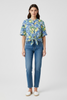 ROYAL BLUE FINE SHIRT WITH SILK