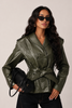 LUXURY CROC 3D ECO LEATHER JACKET