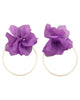 FLORAL STATEMENT HOOPS