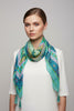 FLASH LAGOON ART SILK FOULARD