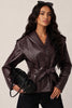 LUXURY CROC 3D ECO LEATHER JACKET