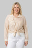 3D FLOWERS OVERSIZED CHIC SHIRT IN MANY COLOURS