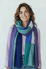 TIFFANY AND LILAC GEOMETRIC ART SOFT SCARF