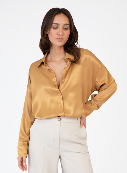 GOLD CHIC SILK TOUCH SHIRT