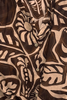 BROWN FINE SHIRT WITH SILK
