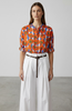 TOMATO SHIRT WITH SILK