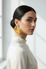 YELLOW FLOWER HOOPS