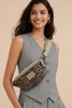 XL GREY LEO-PRINT LIMITED EDITION BELT BAG