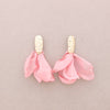 PINK ART EARRINGS