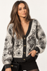 3D FLORAL SOFT CARDIGAN