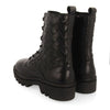 BLACK WOVEN LEATHER SUPER CONFORTABLE BOOTS