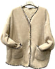 BEIGE SPORTY CARDIGAN