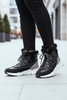 BLACK ULTRA LIGHT SNEAKER-BOOTS