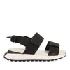 BLACK SUPER CONFY SPORTY SANDALS