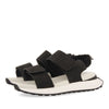 BLACK SUPER CONFY SPORTY SANDALS