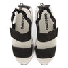 BLACK SUPER CONFY SPORTY SANDALS