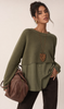 CROP TOP WITH SHIRT FINISH IN 4 COLOURS